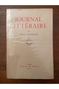 Journal littéraire Tome III 1910-1921