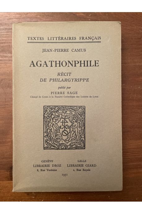 Agathonphile, récits de Philargyrippe