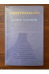 De l'universalité de la langue française