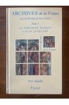 Archives de la France tome 3, Le XVIe siècle