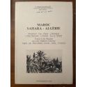 Maroc, Sahara, Algérie