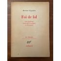 Foi de fol, récit drôlatique enchevêtré de plagiats et d'exemples
