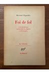 Foi de fol, récit drôlatique enchevêtré de plagiats et d'exemples