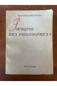 Pourquoi des philosophes ?