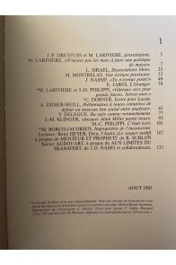 L'Artichaut 1, Qu'est-ce à dire qu'écrire ?