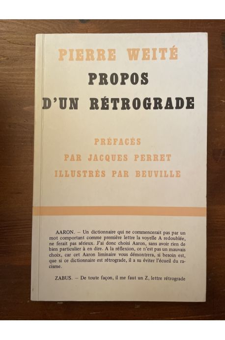Propos d'un rétrograde