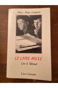 Le livre brûlé, lire le Talmud