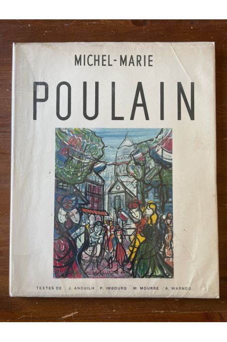 Michel-Marie Poulain, catalogue avec envoi de l'ératiste et dessin