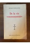 De la vie communautaire