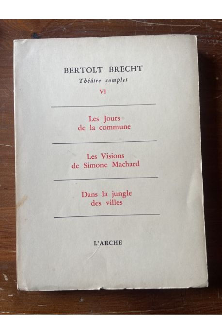 Théâtre complet, tome VI