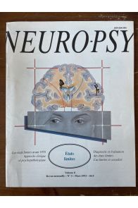 Revue Neuro-psy Volume 8, Etats limites