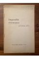 Impossible résonnance, tiré à part avec envoi de l'auteur