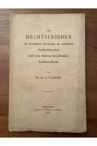 Der Rechtsfrieden als besonderes Rechtsgut...