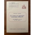 Les noms de quelques officiers féodaux des origines à la fin du XIIe siècle