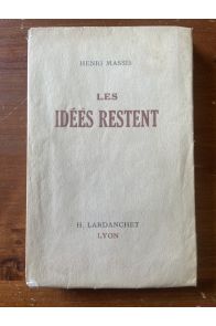 Les idées restent (tirage de tête)