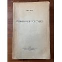 Philosophie politique