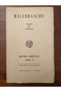 Traité de morale (Oeuvres complètes Tome XI)