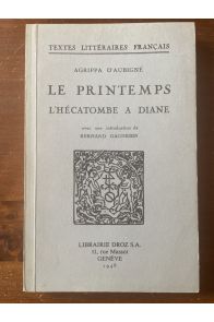 Le printemps, L'Hécatombe à Diane