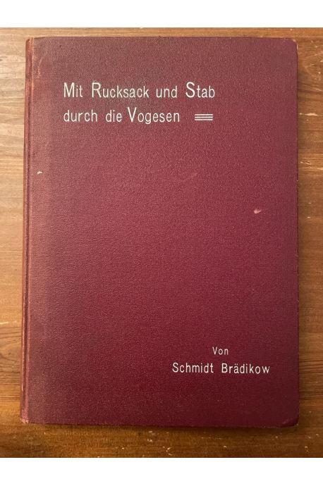 Mit Rucksack und Stab durch die Vogesen.