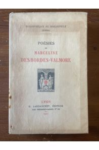 Poésies de Marceline Desbordes-Valmore