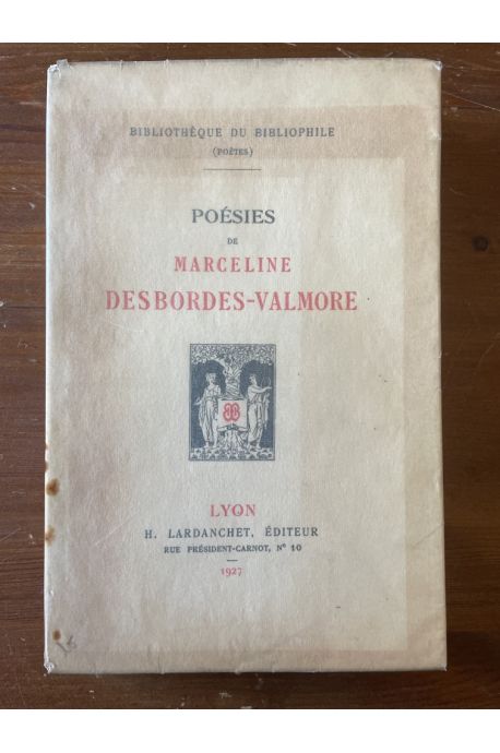 Poésies de Marceline Desbordes-Valmore
