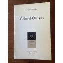 Prière et Oraison