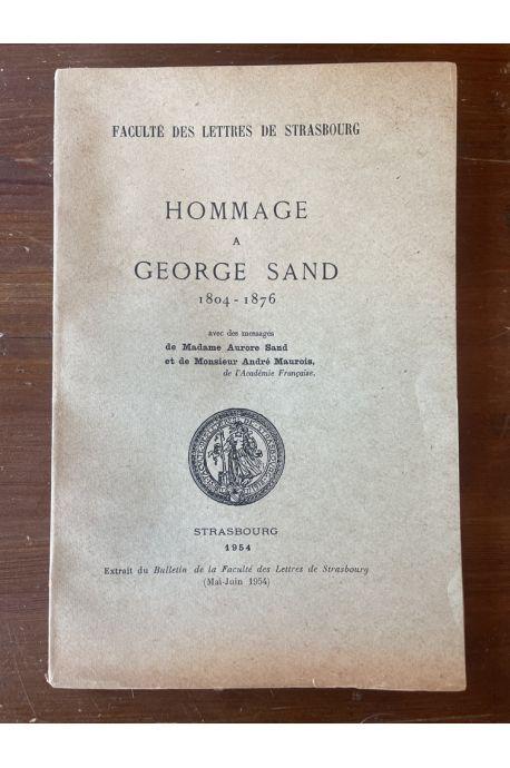 Hommage à George Sand, 1804-1876
