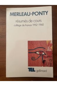 Résumés de cours, Collège de France 1952-1960