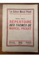 Répertoire des thèmes de Marcel Proust