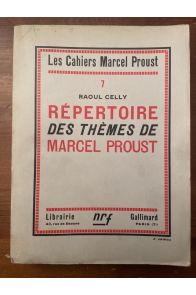 Répertoire des thèmes de Marcel Proust