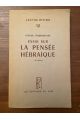 Essai sur la pensée hébraïque
