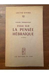 Essai sur la pensée hébraïque