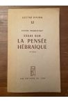 Essai sur la pensée hébraïque