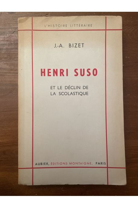 Henri Suso et le déclin de la scolastique