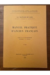 Manuel pratique de l'ancien français