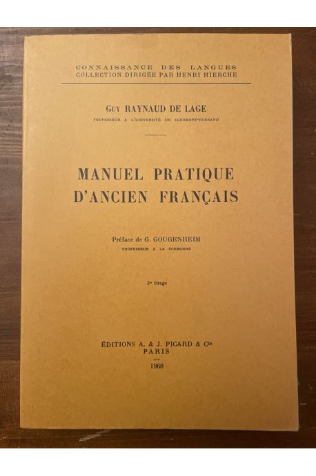 Manuel pratique de l'ancien français