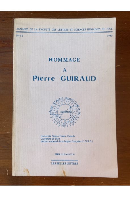 Hommage à Pierre Guiraud