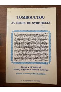 Tombouctou au milieu du XVIIIe siècle