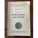 Etudes d'Histoire ancienne