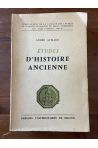 Etudes d'Histoire ancienne