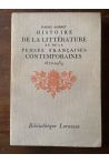 Histoire de la littérature et de la pensée françaises contemporaines 1870-1934