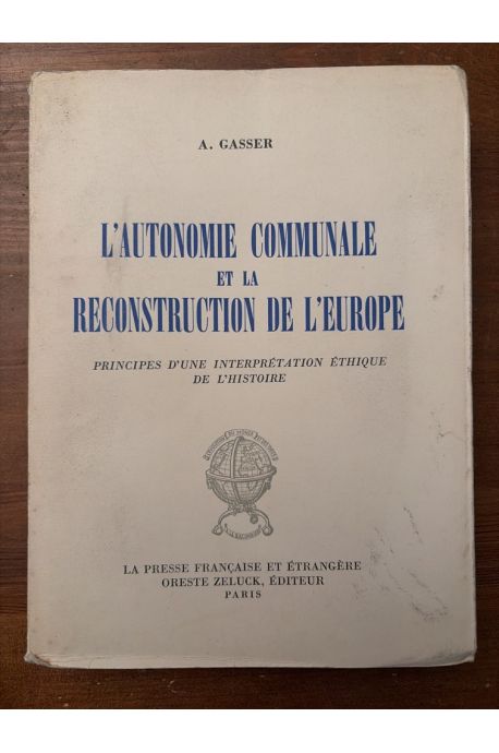 L'autonomie communale et la reconstruction de l'Europe