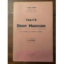 Traité de Droit Marocain, Législation, Coutume, Historique, Jurisprudence, avec références aus législations étrangères
