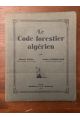 Le code forestier algérien