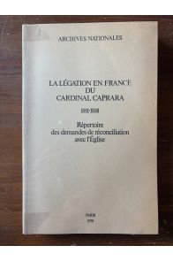 La légation en France du Cardinal Capra 1801-1808, Répertoire des demandes de réconcialiation avec l'Eglise