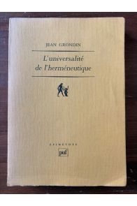 L'universalité de l'herméneutique