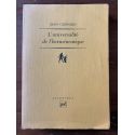 L'universalité de l'herméneutique