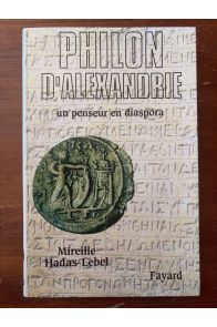 Philon d'Alexandrie, un penseur en diaspora