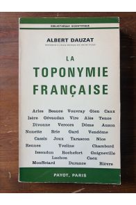 La toponymie française 