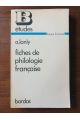 Fiches de Philologie française